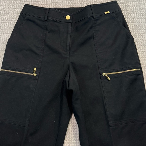 St.John Black Cargo Utility Pants Size 12 - Picture 3 of 7
